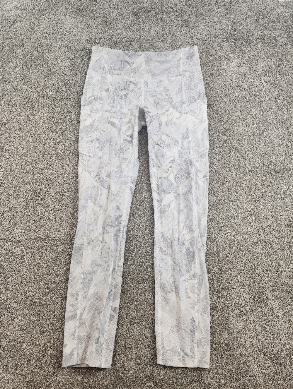 Lululemon Align Leggings | Gray/White| Size: 4